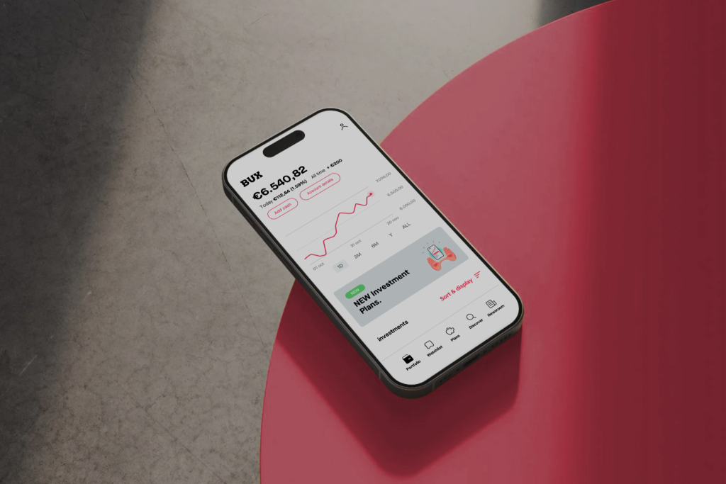 BUX Handelsplatform app